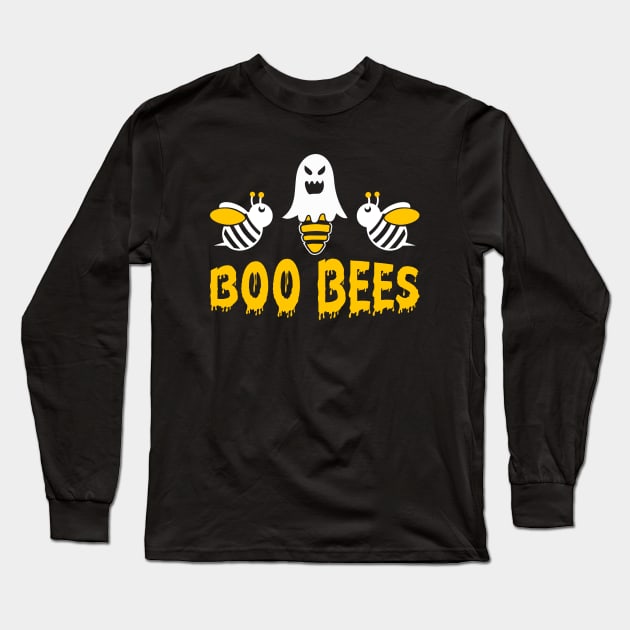Boo Bees Long Sleeve T-Shirt by ARTGUMY